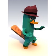 [Bear Bear] Phineas and Little Frie-Platypus Terry Paper Model