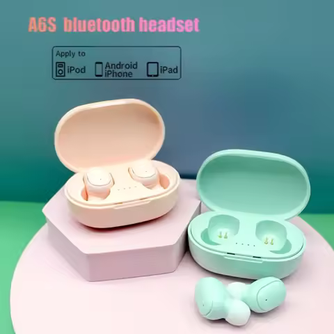 Original A6S TWS Wireless Bluetooth Headset 5.0 Earphone Bluetooth Sport Inear Earbuds Headset with 