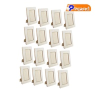 [Perfk1] 16x Wooden Picture Frame for Crafts DIY Wood Picture 5.5x 7.5 Inch Unfinished Standing Phot