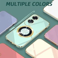 Soft Silicone Plating Cases for OPPO A60 A58 A58X A78 A1X A2X A38 A18 A1 Pro A98 A17 A17K Reno8 Twit