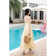 ANYA MAXI SLIP DRESS IN YELLOW YELLOW DRESS MAXI DRESS