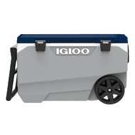 Igloo Maxcold Latitude 90Qt (85L) Cooler Box with Roller for Camping Barbecue Party Food and Beverage