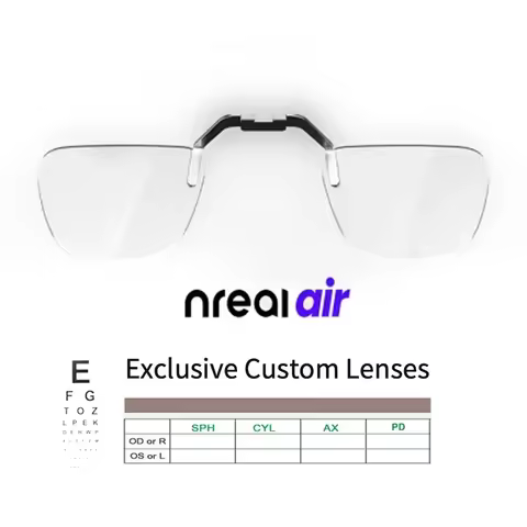 Xreal Air Nreal Air2 Pro Myopia Lens Custom Degree Smart AR Glasses Anti-Radiation Anti-Blue Eyeglas