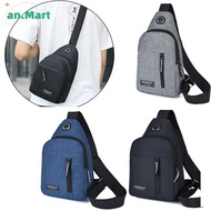 AN.MART New Men Shoulder Bags Chest Bag Multifuncional Crossbody Bags Travel Sling Bag MY
