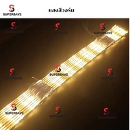 ซื้อขั้นต่ำ10เส้น)แถบไฟเส้นอลูมิเนียมไฟติดตู้โชว์LED 12V 5730 144 LED/1เส้น SMD สีขาวขนาด 100 cm 1แผ