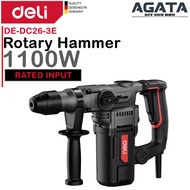 DELI Rotary Hammer 1100W  DL-DC26-3E Hammer Drill SDS Plus Hacker Demolition Breaker Power Tools Mac