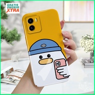 Feilin Acrylic Hard case Compatible For Vivo Y01 Y01A Y12 Y12A Y12S Y15 Y15S Y15A Y15C Y17 Y19 aesthetics Mobile Phone casing Cute penguin Pattern Accessories hp casing case cassing full cover