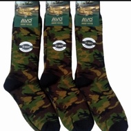 Kaus Kaki PDL Hitam polos Panjang Dan Loreng Kaus Kaki Bahan Tebal Kaus Kaki Formal Pria Dewasa