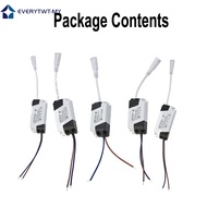 【EVERYTWT】LED Panel Driver Constant Current 3W 6W 12W 18W 24W DC LED Power Supply