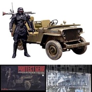 全新 未開 模型 1/20 犬狼傳說 紅眼鏡 Akai Megane PROTECT GEAR with Special Investigations Unit Patrol Vehicle 特搜班小