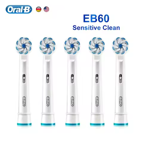 Oral B EB60 Toothbrush Heads Sensitive Ultra Soft Bristle Gum Care Gentle Clean Replacement Electric