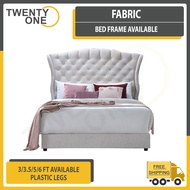 EMMY FABRIC BED FRAME (SINGLE / S.SINGLE / QUEEN / KING SIZE AVAILABLE)