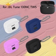 Silicone Wireless Headphones Cover Anti Drop Dustproof Headphone Shell Waterproof with Hook for JBL Tune 130NC TWS [anisunshine.sg]