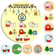 Kpop TREASURE TRUZ Christmas Badge Pendant MINI Doll Pendant Kim Jun Gyu