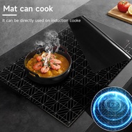 Induction Mat 53 x 62 cm - Large Silicone Protective Mat for Induction Hob - Magnetic Induction Hob Cover for Kitchens - Heat Resistant and Scratch Protection