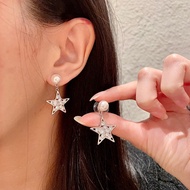 [Shopee Special Selection] Handmade Diamond Little Fairy Goddess Earrings Brass Material S6ZD a2f
