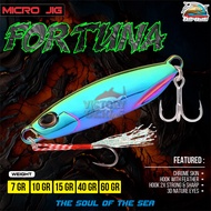 Riptide FORTUNA METAL JIG MICRO ELECTRONIC FISHING BAIT COLOR 7 10 15 40 60 GRAM