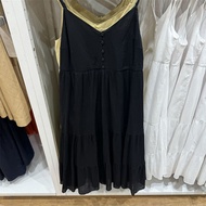 Nhật bản phiên bản gốc Uniqlo phòng thử đồ mới của phụ nữ ngọt ngào váy cho bé gái bông Đầm dây đơn 