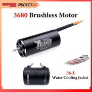 Surpass Hobby Rocket 3680 Brushless Motor 880KV 1100KV 1250KV 1500KV 1800KV With Water Cooling Jacke