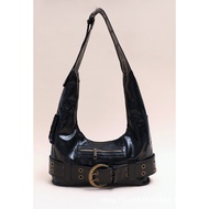 Beg Tote Vintage Baru 2026 untuk Wanita, Kapasiti Besar, Beg Bawah Lengan Hitam Mewah, Beg Bahu Gaya