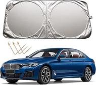 XHRING Windshield Sun Shade Sunshade for BMW 3 5 Series 328i 330i 528i 535i 530i 525i 530e 545i 550i