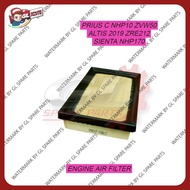 ENGINE AIR FILTER TOYOTA PRIUS C NHP10 ZVW50 ALTIS 2019> ZRE212 ZWE211 SIENTA NHP170 (17801-21060)