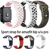 For Amazfit bip u pro Smart Watch strap Watch band for amazfit bip u smart watch silicone strap for amazfit bip u pro