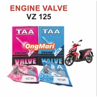 VZ125 VALVE INTAKE EXHAUST INPUT OUT BENELLI VZ125I VZ BAL EJOS BAL MINYAK VAL ATAS BAWAH MADE IN TA