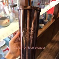 韓國星巴克2017年聖誕節第一波玻璃杯led隨行杯保溫杯攪拌棒掛件
