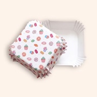 SQUARE Cup SQUARE/ size 8x8x3 cm Contents 200 Pcs | CAKE PARTY