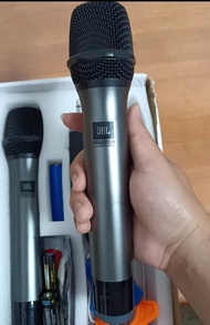 JBL無線聽筒一拖二咪套裝，全新未用，原包裝喺，配件齊全 無線咪 卡拉OK
