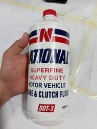 NATIONAL BRAKE AND CLUTCH FLUID 900 ML FOR MOTORCYCLE