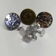 Jeans Buttons Size 28L/ 18mm 12 PCS