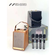 Loa Karaoke DPAu (2 Mic) 2015 Bass 2 Tấc và Loa Karaoke Bluetooth Qixi 2050. 2 Mic. LMS