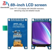 1.69-Inch TFT LCD Screen ST7789 Small Screen 240x280 Display LCD Rounded Screen SPI Color Screen Blu
