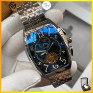 【100%original】Frank Muller men watches tourbillon Luxury Fashion Automatic Mechanical Watch Stainless Steel Waterproof Business Watch