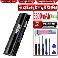 HSABAT 8800mAh BTY-S14 BTY-S15 Battery for MSI GE60 GE70 Series CR41 CX61 CR70 FR610 FR620 FR700 FX4