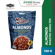 Nut Walker Roasted Unsalted Almonds 160G ( Halal Certified )
