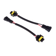 2pcs H8 H9 H11 Wiring Harness Socket Wire Connector Plug Adapter for HID LED Foglight Head Light Lam