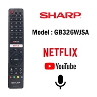 Sharp Smart Android Aquos LED TV Remote Control With Voice Universal Replacement GB234WJSA GB345WJSA