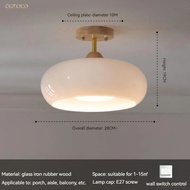 Balcony Cloakroom Perspex Ceiling Light Vintage Entrance Hallway Aisle Bedroom Light
