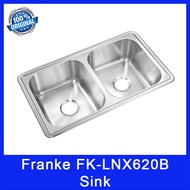 Franke LNX 620B Sink. Also known as FK-LNX620B. Stainless Steel 304. Switzerland Origin. Local SG St