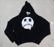 Atone Studio Hoodie 刺繡 鬼臉 聖誕夜驚魂 連帽 口袋 上衣 帽T