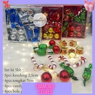 17 C-54 Box SET Christmas Accessories New Christmas Tree Decoration Ornament/