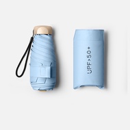 Co2 Payung Lipat Umbrella Uv Ultra-Light Mini Five-Fold Umbrella vinyl sunscreen umbrella holder