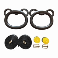 Gym Ring Anak Pull Up Bar Gymnastic Ring /Crossfit/Calisthenics/Pull Up Muscle Up/Isi 2 Set Gym Ring