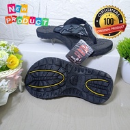 Sandal Jepit Anak Ji&za Motif Geometris Warna Hitam/Biru - Nyaman & Stylish