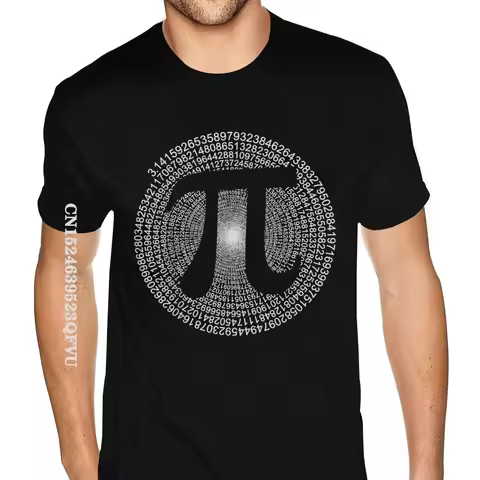 Classic Pi T Shirt 3,14 Pi Number Symbol Math Science Gift Tee Shirts For Men Make Your Own Soft Cot