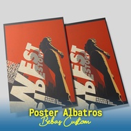 Albatros Poster, Albatros Material Advertising Poster, Albatros Free Poster Design Custombebas, High