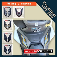 ADV 160 Wing Sticker Honda ADV 160 Rubber Sticker 2022